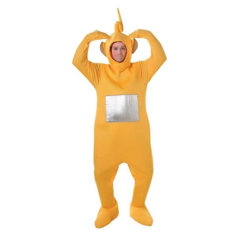 Yellow Teletubbies Laalaa Costume Adult Bodysuit 1