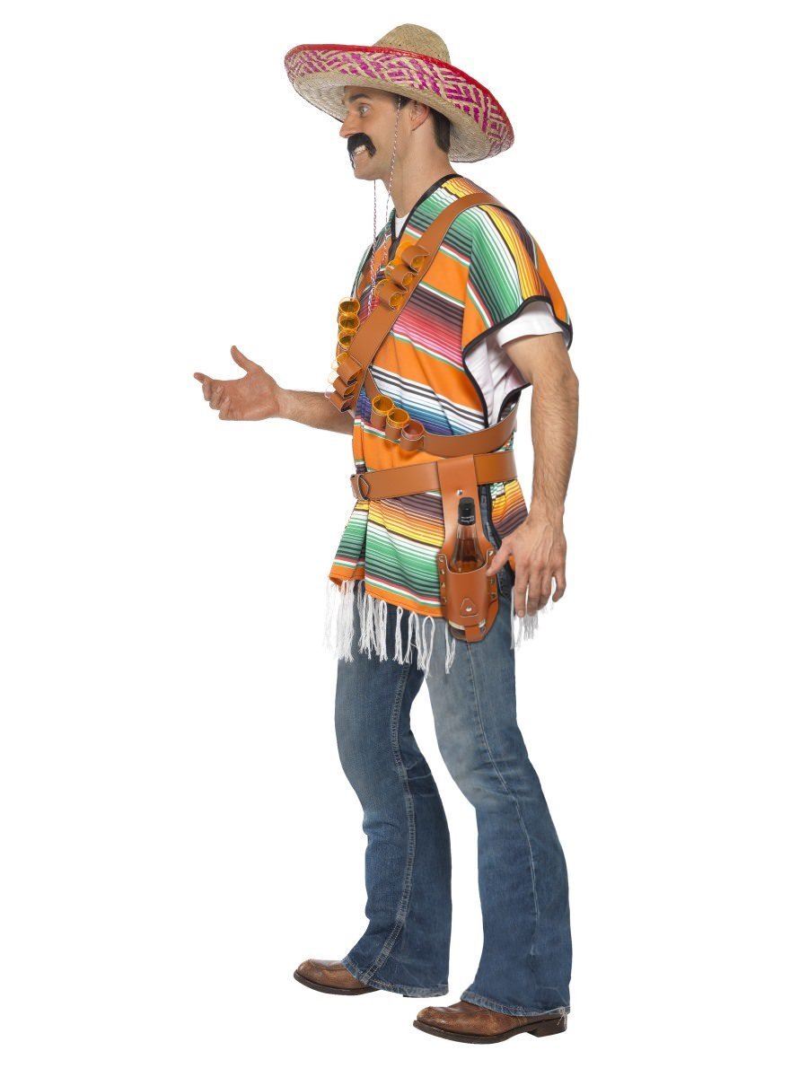 Size Chart Tequila Shooter Guy Costume Adult Multi Coloured