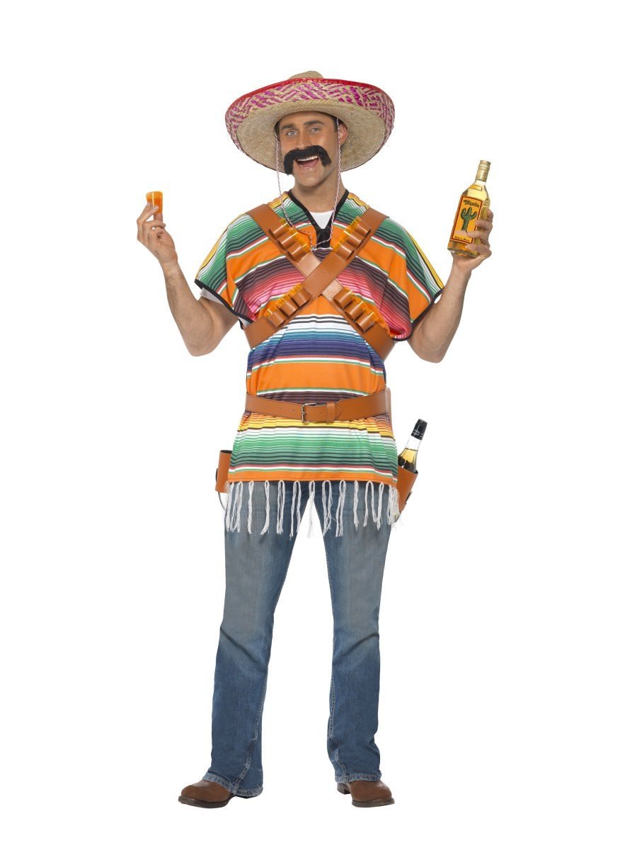 Tequila Shooter Guy Costume Adult Multi Coloured 1