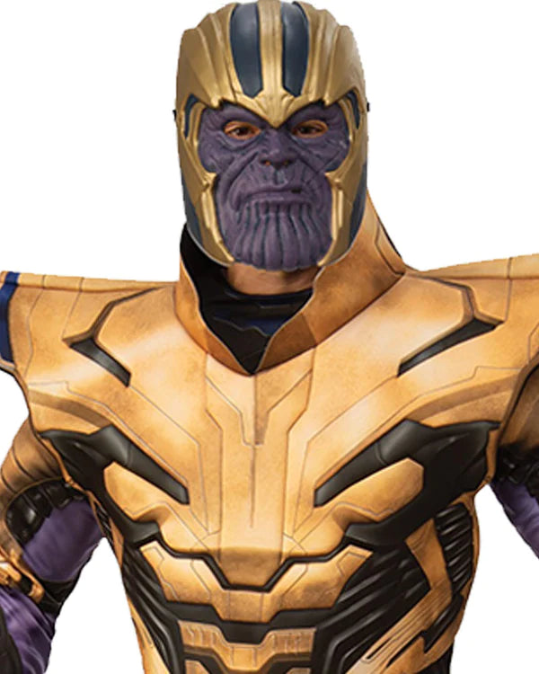 Thanos Costume Endgame Deluxe Mens Muscle Gold Armour Thanos Costume Endgame Deluxe Mens Muscle Gold Armour