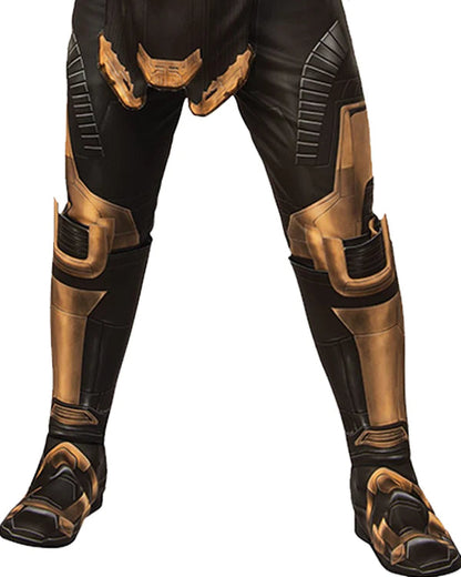 Thanos Costume Endgame Deluxe Mens Muscle Gold Armour 5