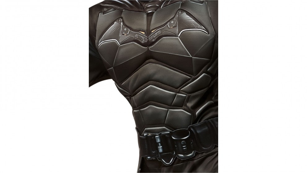 The Batman Costume Mens Printed Muscle Batsuit DC Comics 4