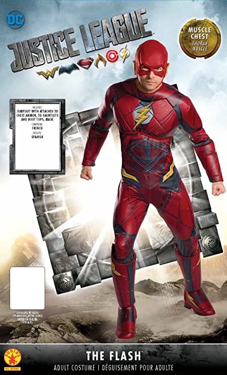 The Flash Mens Costume DC Justice League Movie 2