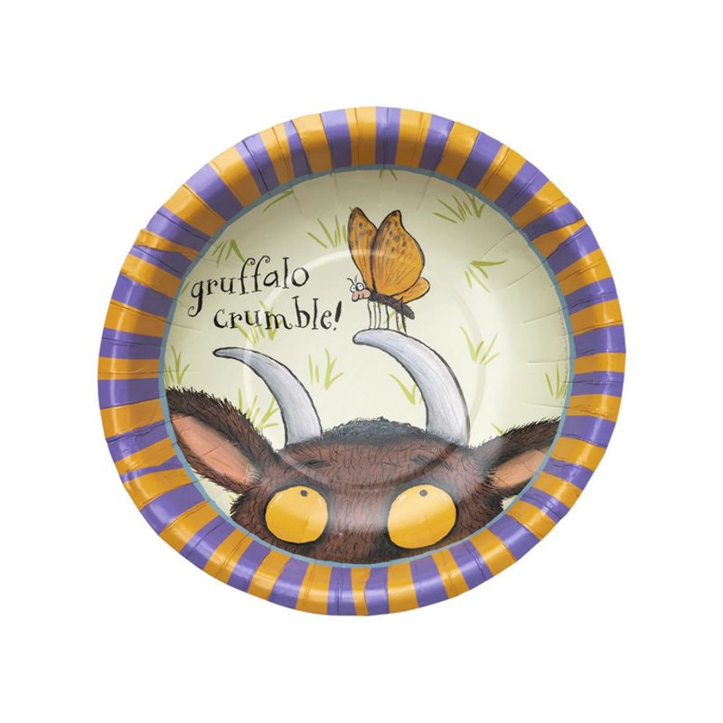 The Gruffalo Tableware Party Bowls x8 Child Purple Green Multi Orange 1