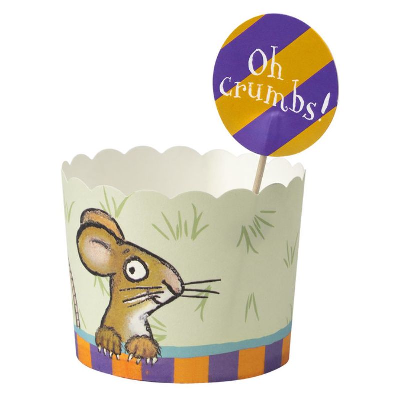 The Gruffalo Tableware Party Cake Cases and Toppers Child Purple Green Orange 1