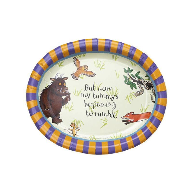 The Gruffalo Tableware Party Platters x4 Child Green Purple Brown Multi Orange_1 sm-51570