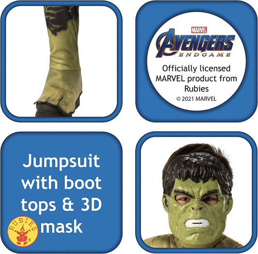 The Hulk Costume From Marvel Endgame Kids 2