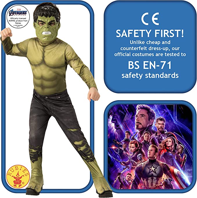 The Hulk Costume From Marvel Endgame Kids_3