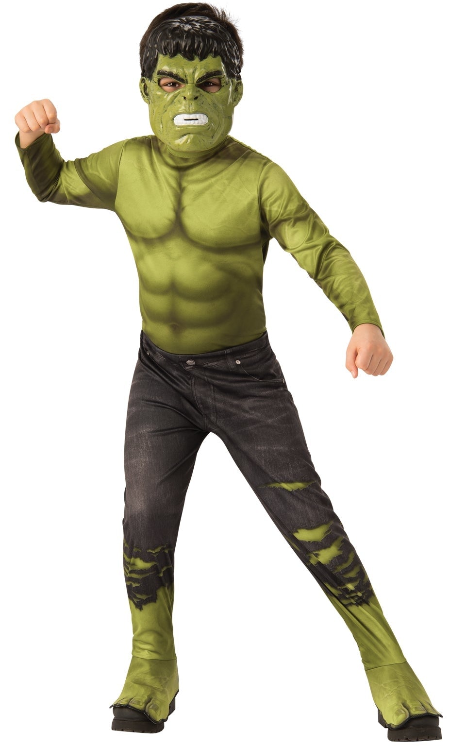 The Hulk Costume From Marvel Endgame Kids 1