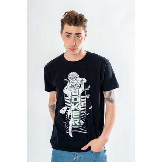 The Joker Adult Unisex Black Jester T-Shirt DC 2