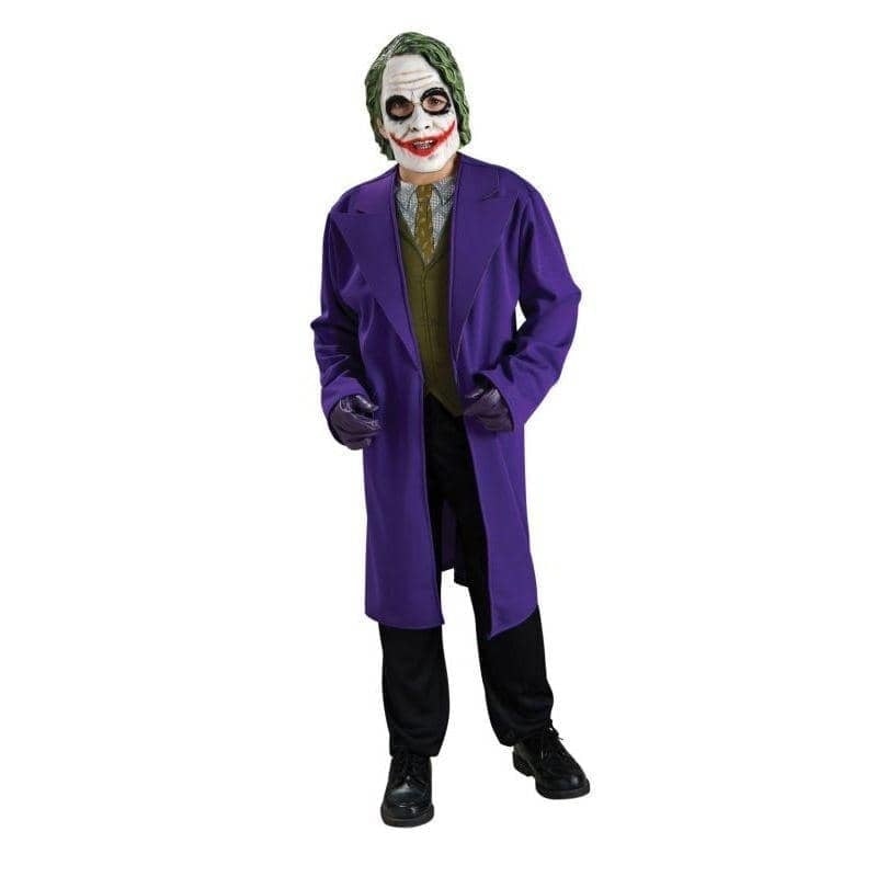 The Joker Costume Kids Suit Heath Ledger Batman The Dark Knight_1