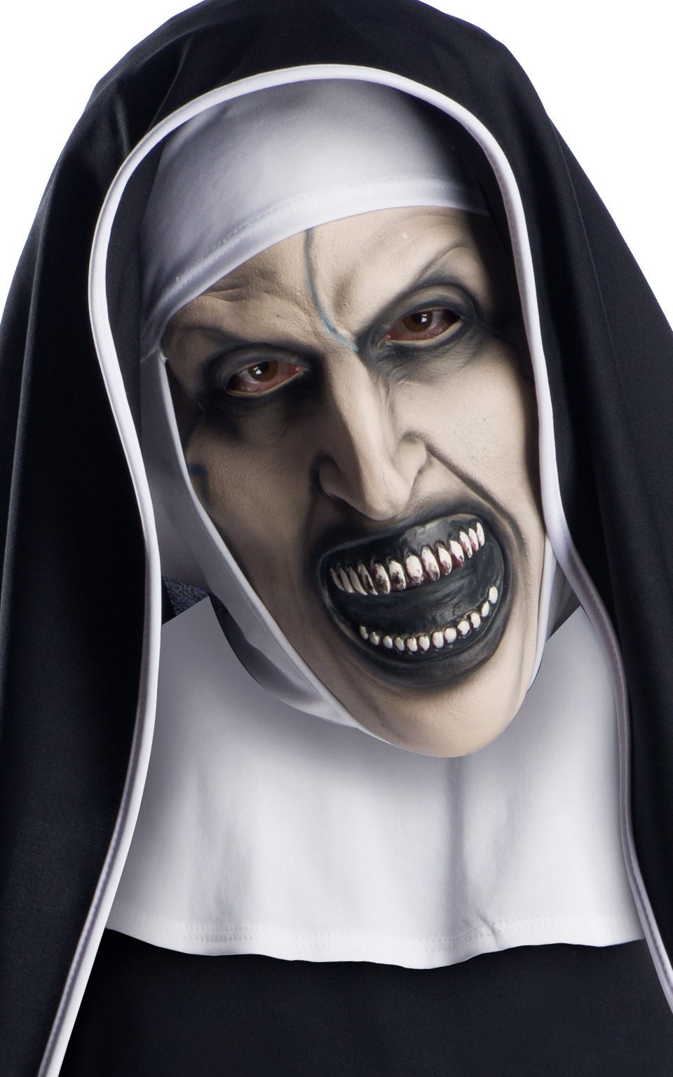 The Nun 3/4 Mask With Headpiece 1