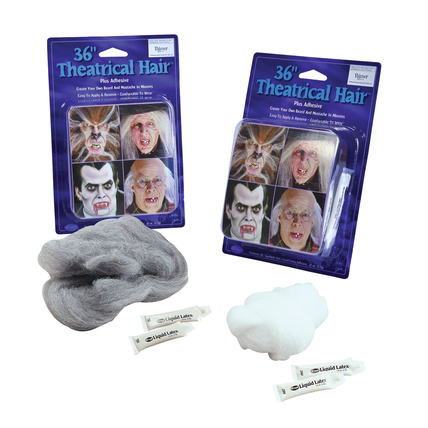 Theatrical Hair 36" Brown Make Up Unisex 1