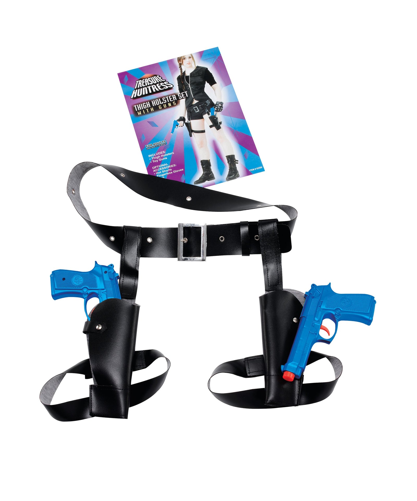 Thigh Twin Holster Set with Guns Lara Croft 1