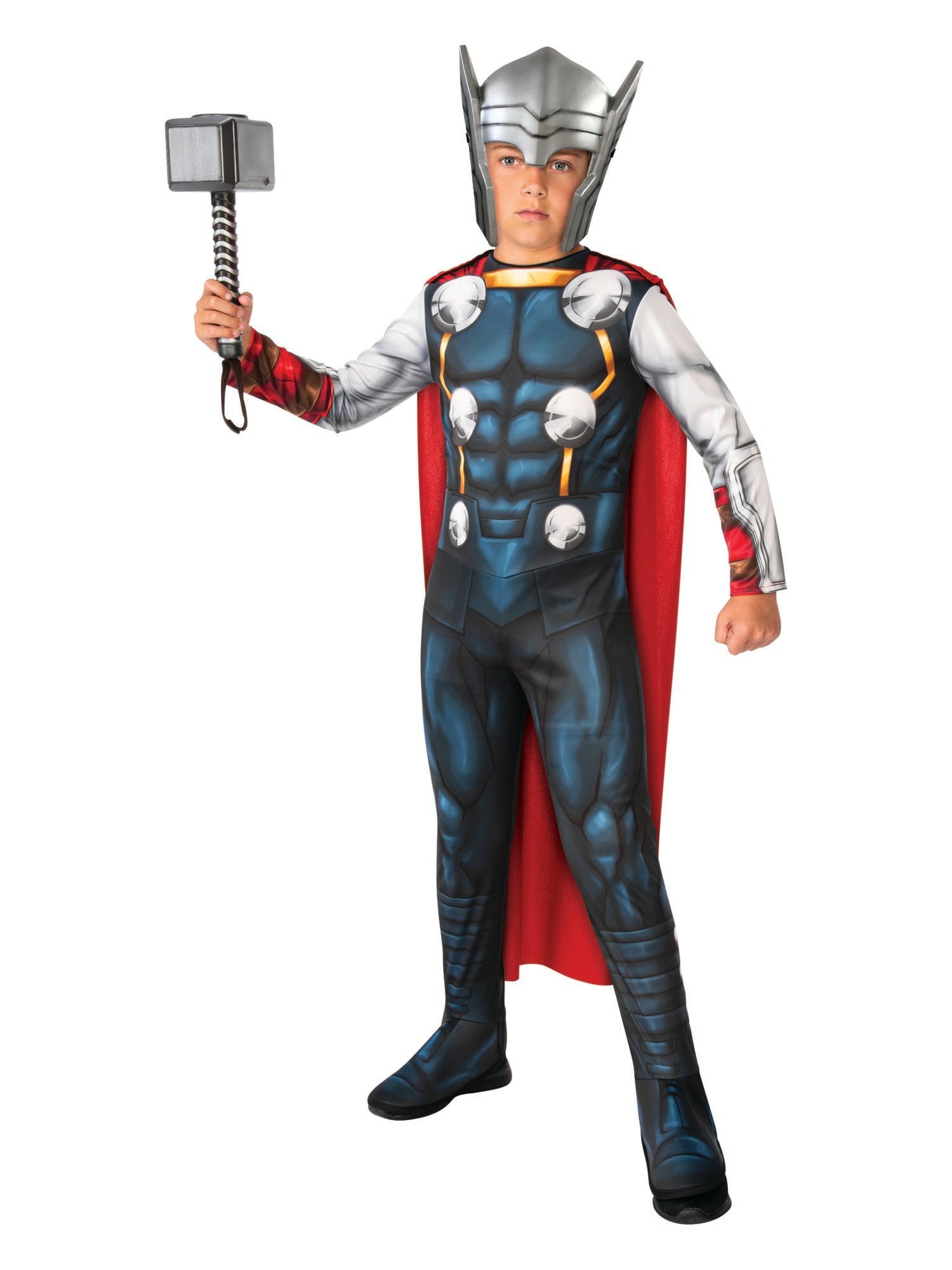 Thor Child Avengers Costume Jumpsuit with Boot Covers and Mask 1