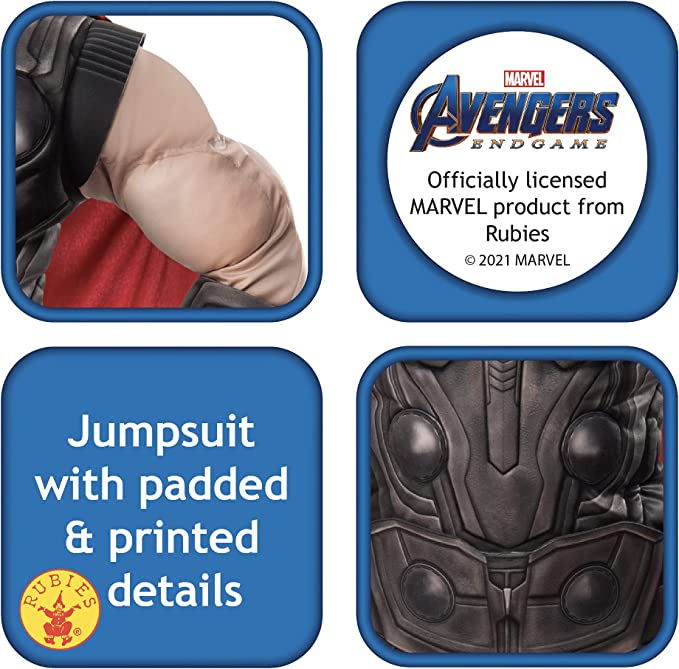 Thor Child Costume Muscle Suit Avengers Endgame Thor Child Costume Muscle Suit Avengers Endgame