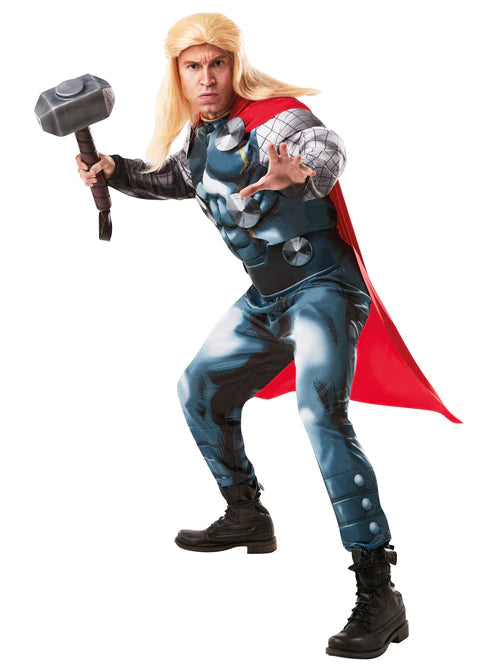 Thor Costume Avengers Marvel Adult Deluxe with Wig_2