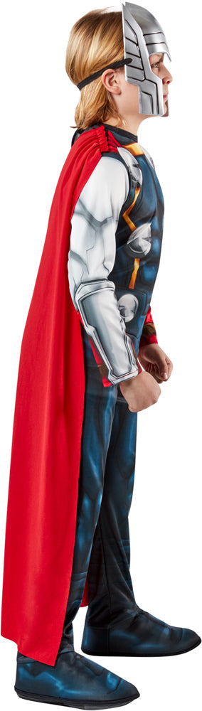 Thor Costume Kids Marvel Avengers Jumpsuit Cape 2