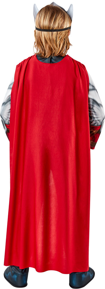 Thor Costume Kids Marvel Avengers Jumpsuit Cape 3