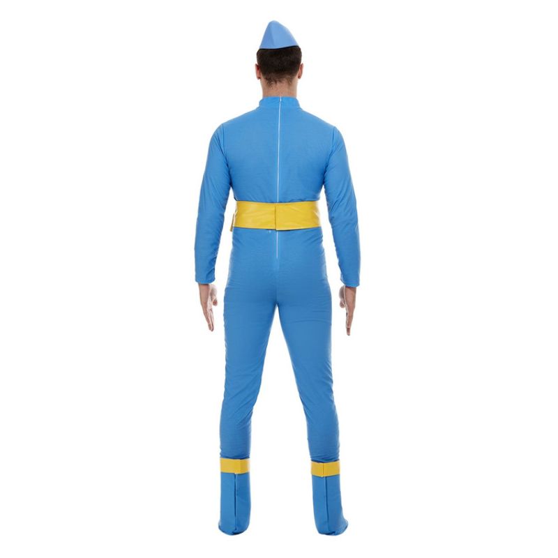 Thunderbirds Scott and Virgil Deluxe Costume Blue Adult 2