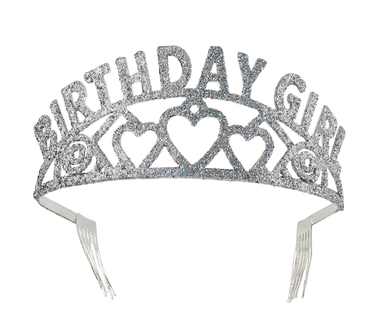 Tiara Birthday Girl Glitter Costume Accessory 1
