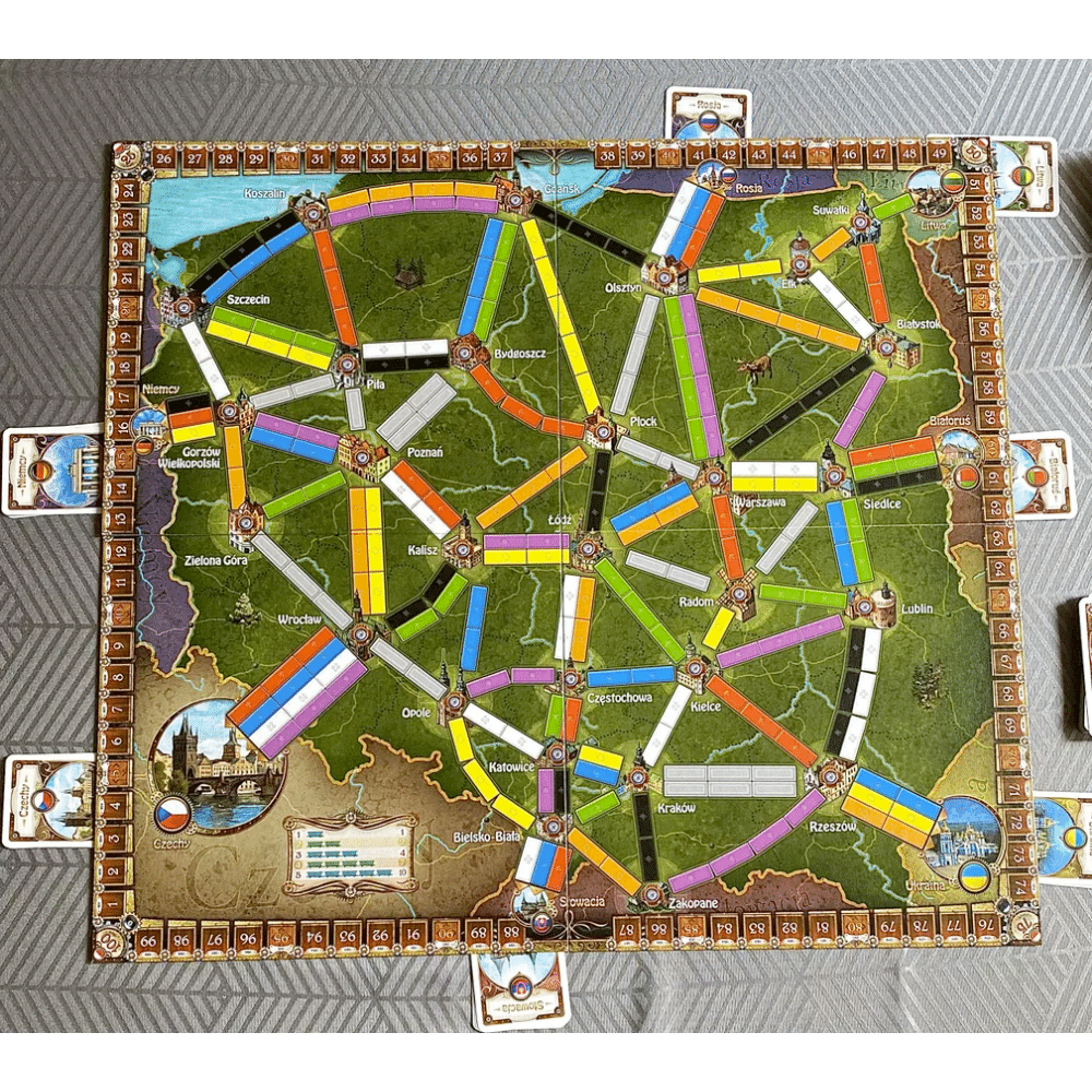 Ticket to Ride Poland Map Collection Board Game