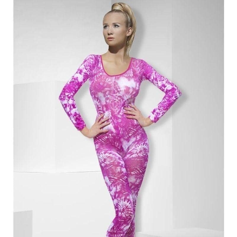 Tie Dye Pink Bodysuit Adult 1