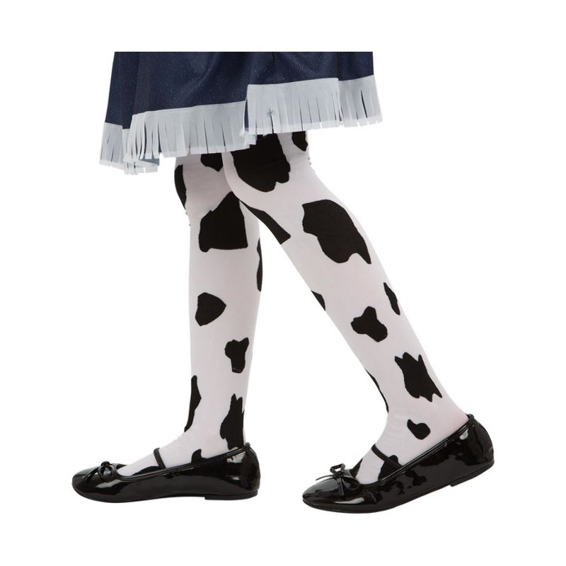 Tights Cowgirl Cow Print Child_1