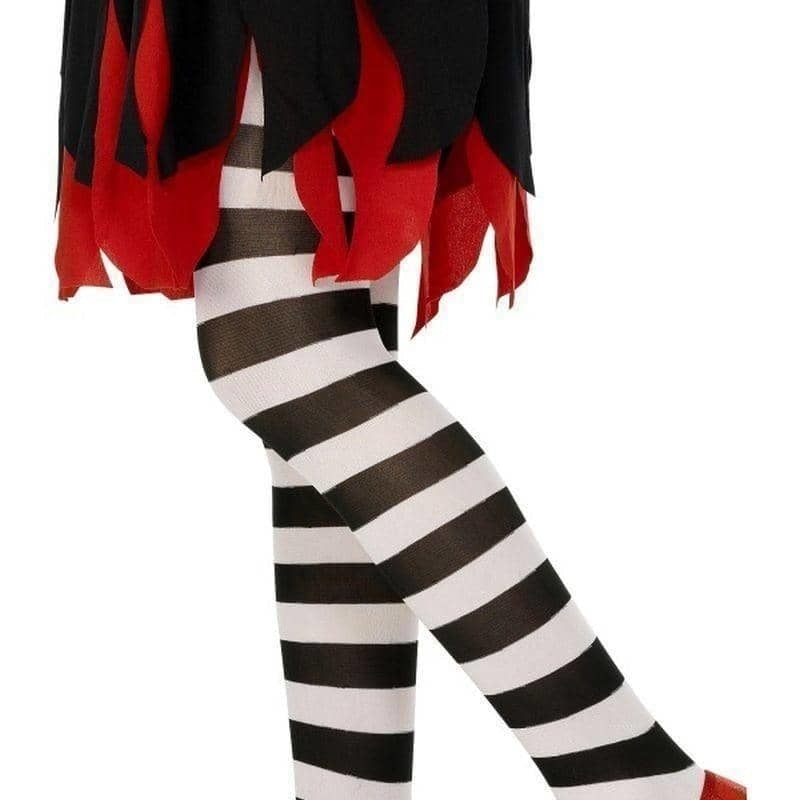 Tights Kids Black White 2