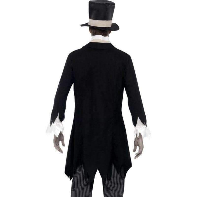 Till Death Do Us Part Zombie Groom Costume Adult Black White_2