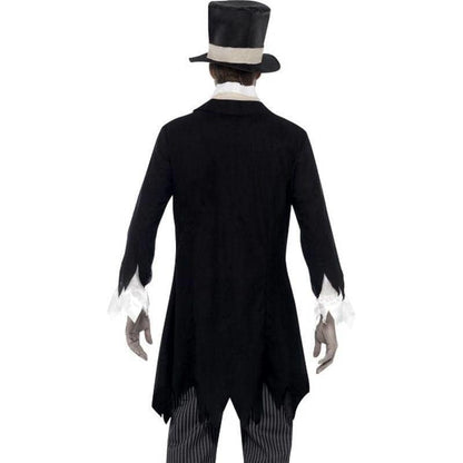 Till Death Do Us Part Zombie Groom Costume Adult Black White 2