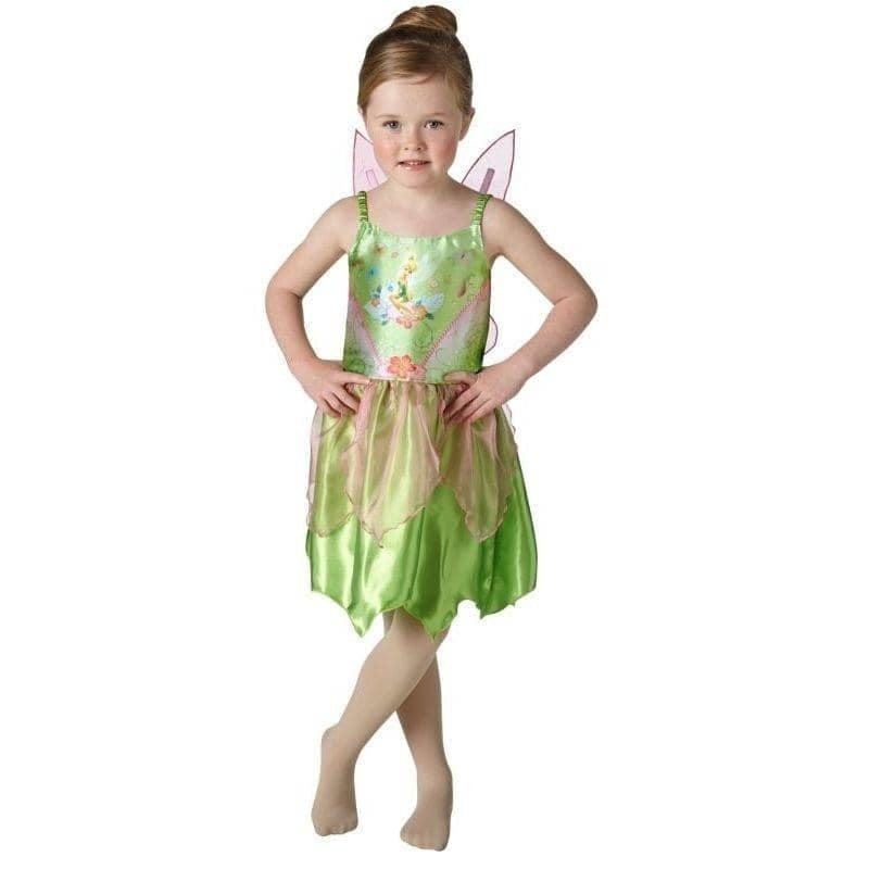 Tinkerbell Classic Girls Green Costume 1