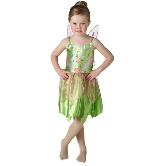 Tinkerbell Classic Girls Green Costume 1