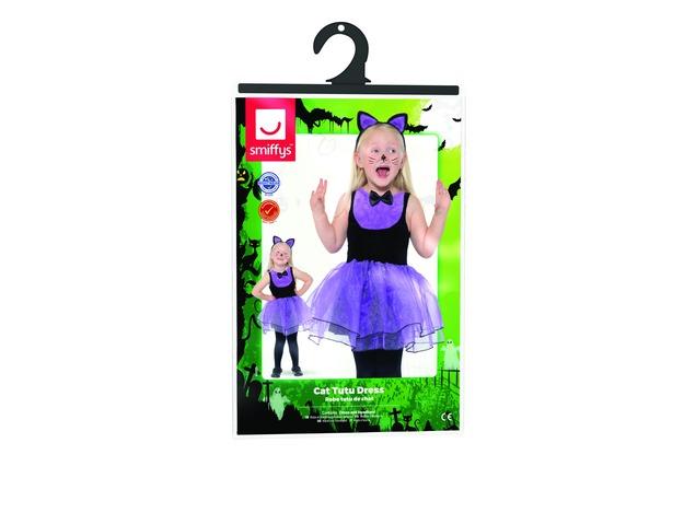 Toddler Cat Costume Child Black Purple 1