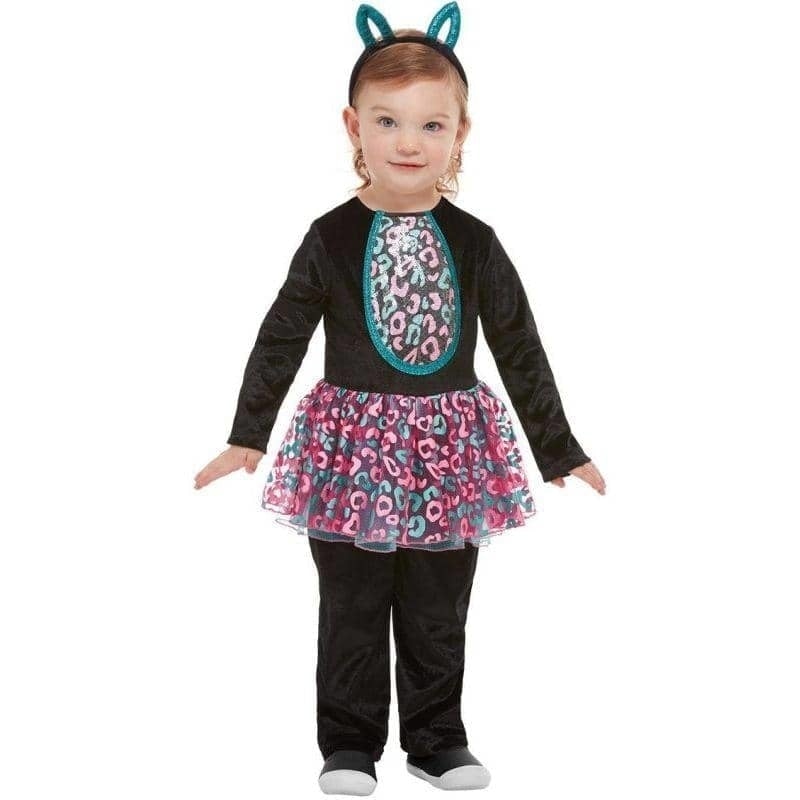Toddler Cute Cat Costume Black Tutu Jumpsuit 1
