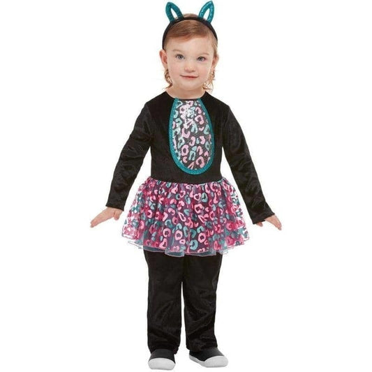 Toddler Cute Cat Costume Black Tutu Jumpsuit 1
