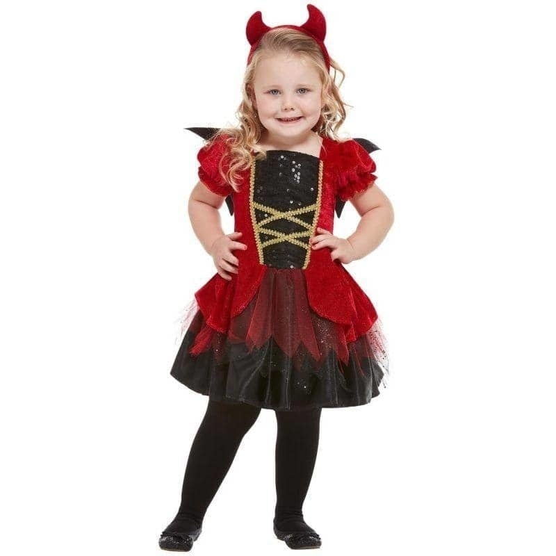 Toddler Devil Costume Red_1