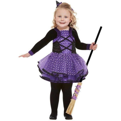 Toddler Pretty Star Witch Costume Purple 1