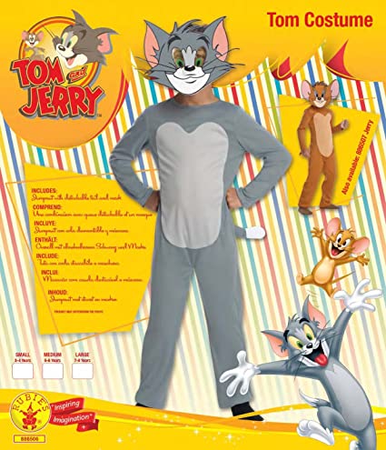 Tom and Jerry Childs Cat Grey Costume 2