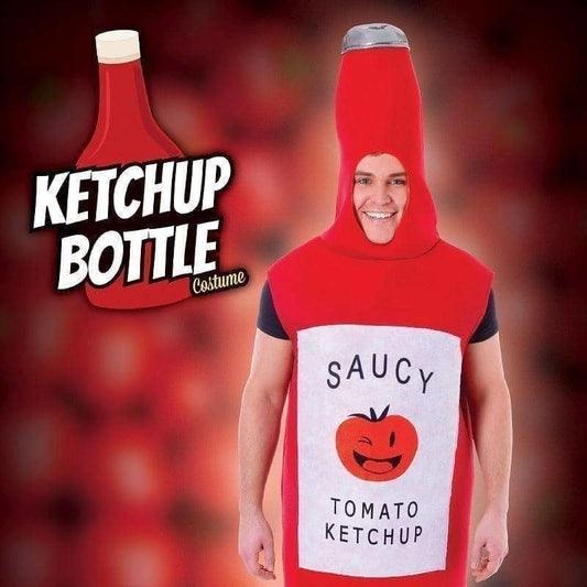 Tomato Sauce Bottle Costume for Adults 2
