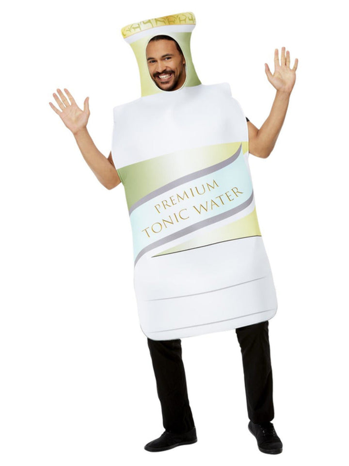 Tonic Bottle Costume Adult White All In One