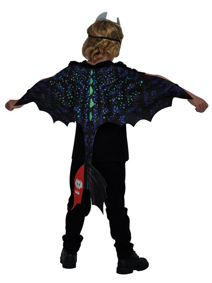 Toothless Nightfury Glow in the Dark Wings and Mask Set 3