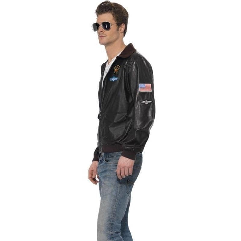 Top Gun Bomber Jacket Adult Brown 3