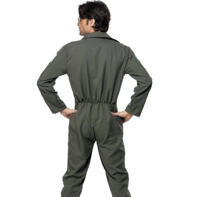 Top Gun Maverick Pilot Jumpsuit Costume Adult Green 2