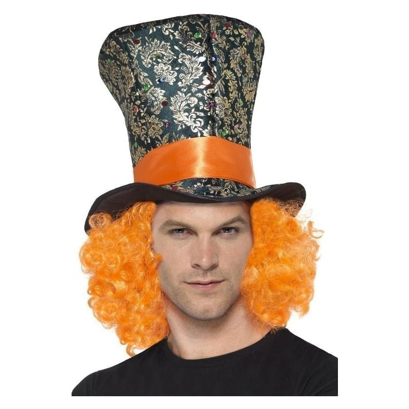 Top Hat Mad Hatter with Orange Hair 2
