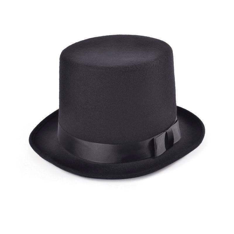 Top Hat Black Wool Felt Adult Circus Master_1