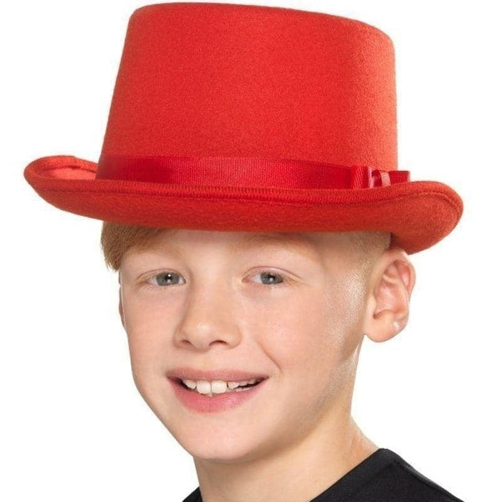 Size Chart Top Hat Kids Red