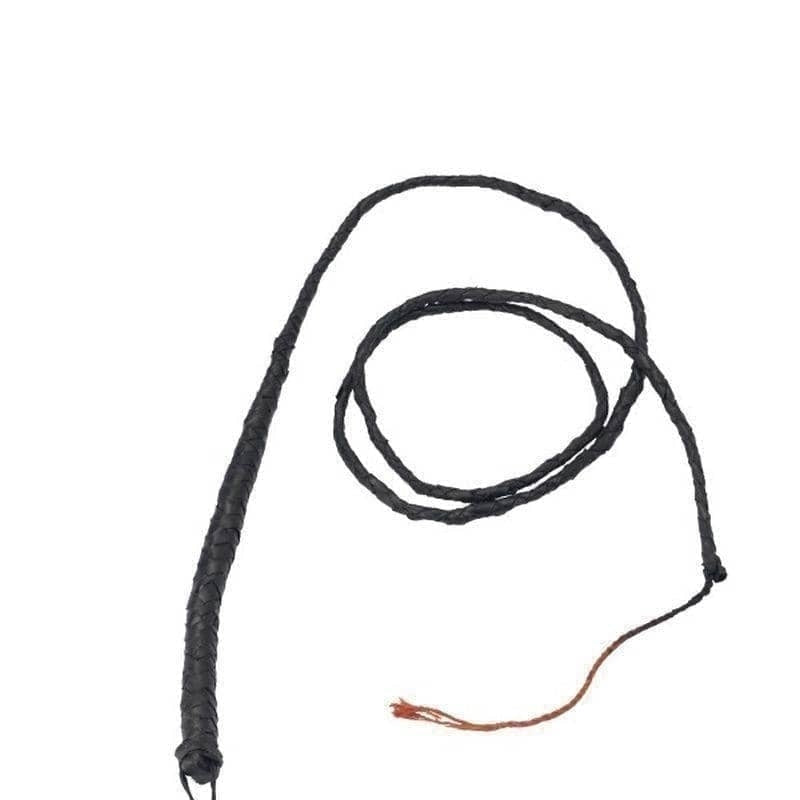 Toy Costume Long Bull Whip Black 6ft 1
