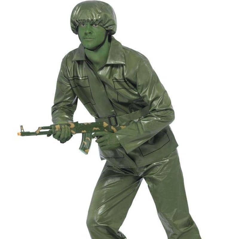 Toy Soldier Adult Green Uniform Costume_1