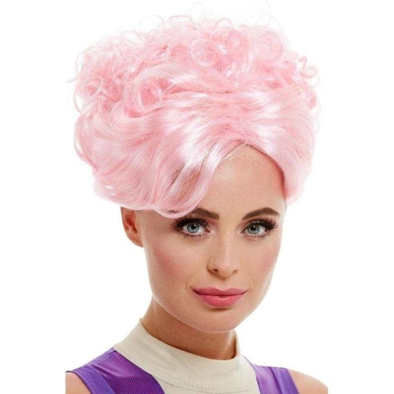 Trapeze Artist Wig Adult Pink_1